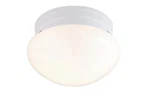 Satco-nuvo SF77-062 2-LT Mushroom Flush Mount Light Fixture 9.5"D White. Fixed Price $9.95.