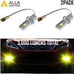 Alla Lighting H3 Fog Bulb Golden Yellow,pigtail Base C-8 Filament 115 Mscp. Fixed Price $29.98.
