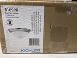 Kichler 8109 Nickel 2-LIGHT 14"W Flush Mount Ceiling Fixture. Fixed Price $26.99.