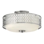 Hinkley Lighting Jules Foyer Bath Semi-flush, Brushed Nickel 53241BN. Fixed Price $189.99.