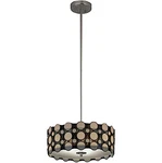 Ceiling Hanging Pendant Lighting Fixture Tiffany Style Brushed Nickel. Fixed Price $199.99.