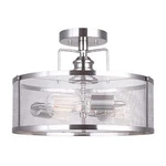 Canarm ISF626A03 Nickel Beckett 3-LIGHT 15-3/8"W Semi Flush Drum Ceiling Fixture. Fixed Price $157.60.