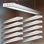4FT Led Wraparound Shop Lights, 50W, 7000LM, 5000K, 10-PACK. Fixed Price $299.99.