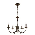 Trans Globe Rubbed Oil Bronze 5-LIGHT Chandelier Model#: 9015ROB. Fixed Price $84.95.