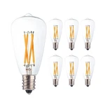 6PCS ST38 Edison Small Bulb 4W Equivalent To 25W-40W E12 Base Vinta... Fast Ship. Fixed Price $30.10.