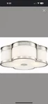 Minka-lavery Quatrefoil Led 16 Inch Polished Nickel Flush Mount Ceiling Light. Fixed Price $189.00.