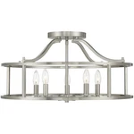 Savoy House Lighting 6-1679-5-SN Stockton Semi-flush Mount Satin Nickel. Fixed Price $425.60.