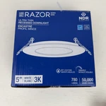 Ndr Electric Razor Series 5IN Ultra Thin Recessed Led Downlight 3K White 780LM. Fixed Price $16.99.