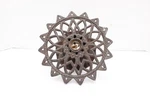 Antique Art Deco Ceiling Light Fixture Chandelier Starburst Semi Flush Mount Vtg. Fixed Price $142.48.