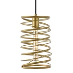 Jonathan Lighting JYL7910 Helisa 7"W Led Mini Pendant - Gold. Fixed Price $96.86.