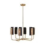 Cyd 6-LIGHT Satin Brass Transitional Dimmable Indoor/outdoor Chandelier. Fixed Price $179.99.