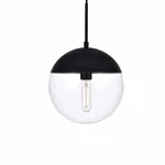Elegant Lighting LD6037 Eclipse 10"W Pendant - Black. Fixed Price $102.00.