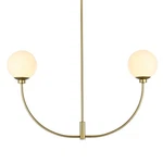 Elegant Lighting LD816D36 Nyomi 2 36"W Chandelier - Brass. Fixed Price $86.42.