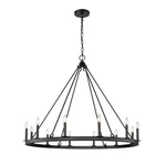 Z-lite 482R-12MB Light Chandelier Barclay Matte Black. Fixed Price $657.90.