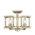 Golden Lighting 7151-SF Wg Bellare 4-LIGHT White Semi-flush Mount. Fixed Price $69.99.