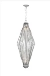Pendant Feiss F3163/2-LED Kellen Lights 120" Tall Plaster White.. Fixed Price $189.87.