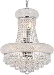 Elegant Lighting 1800D16C/RC Royal Cut Clear Crystal Primo 8-LIGHT, Two-tier. Fixed Price $495.00.