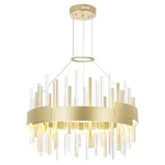 Cwi Lighting Millipede 20" Chandelier, Satin Gold 1245P20-602. Fixed Price $796.00.