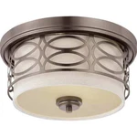 Nuvo Harlow Ceiling-light Flush Dome 13.375W In. Hazel Bronze Khaki Shade. Fixed Price $32.00.