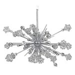 Allegri Constellation 30 Light 36" Pendant, Chrome/firenze Clear Crystal - 11634. Fixed Price $3435.00.