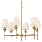 Crystorama Lighting Group 568 Broche 32"W Chandelier - Gold. Fixed Price $748.00.