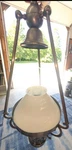 Antique Best British Make Ships's Oil Lamp Chandelier W/gimbal Swivel 36". Fixed Price $350.00.
