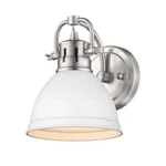 Golden Lighting Duncan 4.875 In. 1-LIGHT Pewter Vanity 3602-BA1 Pw-wht. Fixed Price $42.84.