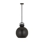 Innovations Newton Metal Sphere 14" Stem Pendant, Bk/bkm 410-1SL-BK-M410-14BK. Fixed Price $655.60.