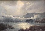 Jessie Sinclair: "east Hampton" Oil Painting Ca 1960 Silver Frame Gorgeous!. Fixed Price $325.00.