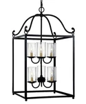 Feiss F2970-6AF Declaration Light Chandelier In Antique Forged Iron. Fixed Price $600.00.