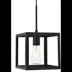 Elegant Lighting Resolute Single 8" Wide Mini Pendant MODEL:LD4063D8BK. Fixed Price $49.99.
