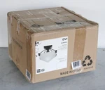 Dvi Lighting Aurora Chandelier. Semi Flush Mount DVP7612 Satin Nickel New. Fixed Price $195.00.