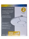 Led 5 Panel Adjustable 8000 Lumens Garage Light Color Temperatures 2 Pack. Fixed Price $36.97.