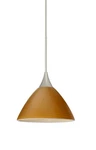 Besa Lighting 1XT-1743OK-SN Open Box Domi Pendant Satin Nickel. Fixed Price $116.00.