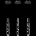 Pendant Lights Kitchen Island, 6500K Modern Brushed Bla.... Fixed Price $144.79.