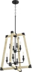 Alpine - 8 Light Entry Pendant Soft Contemporary Style 22 Inches Wide By. Fixed Price $601.00.