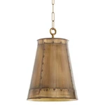 Quorum International 87-3 Artisan Light 14"W Pendant Brass. Fixed Price $241.00.