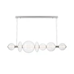 Atomo 46W Led Linear CHANDELIER-12 Inch Tall Wide-chrome. Fixed Price $2455.00.