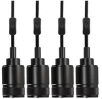 Feit Electric Pendant Matte Black Industrial Style Plug 60W 1-LIGHT. Fixed Price $42.49.