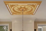 Golden Grand Square Chandelier Fan Ceiling Medallion. Fixed Price $895.05.