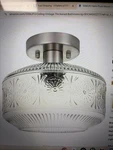 Dsmjfu Semi Flush Mount Ceiling Light Vintage Small Fixture Thicke. Fixed Price $39.99.