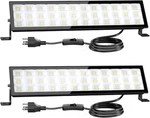 Onforu Led Shop LIGHTS,100W 14000LM Ultra Bright Work With PLUG,6500K. Fixed Price $65.37.