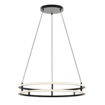 Afx Lighting Gemini 2LT 32'' Led Pendant, Black/white - GEMP32LAJUDBK. Fixed Price $302.40.