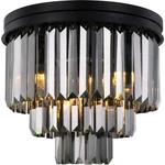 Elegant Lighting 1231F20MB-SS/RC Sydney Flush Mount Matte Black. Fixed Price $938.00.