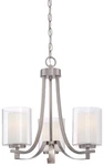 Minka Lavery 4103 Parsons Studio Light 18"W Vantage Chandelier - Nickel. Fixed Price $234.00.