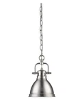 Golden Lighting 3602-M1L Pw Duncan Mini Pendant, Pewter With Shade 6.5". Fixed Price $19.99.