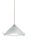 Besa Lighting 1XT-181304-LED-SN Hoppi Pendant Satin Nickel. Fixed Price $387.00.