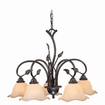 Vine 5-LIGHT Chandelier Rustic Style 22 Inches Tall 25 Wide. Fixed Price $449.99.