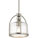 Kichler 42798 Nickel Single Light 9-1/2"W Mini Pendant. Fixed Price $154.97.