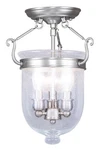Livex Lighting 5081-91 Jefferson Semi-flush Mount Brushed Nickel. Fixed Price $271.96.